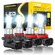 Fit Chevy Silverado 1500 2007-2015 LED Combo Headlight Kit bulbs High Low Beam