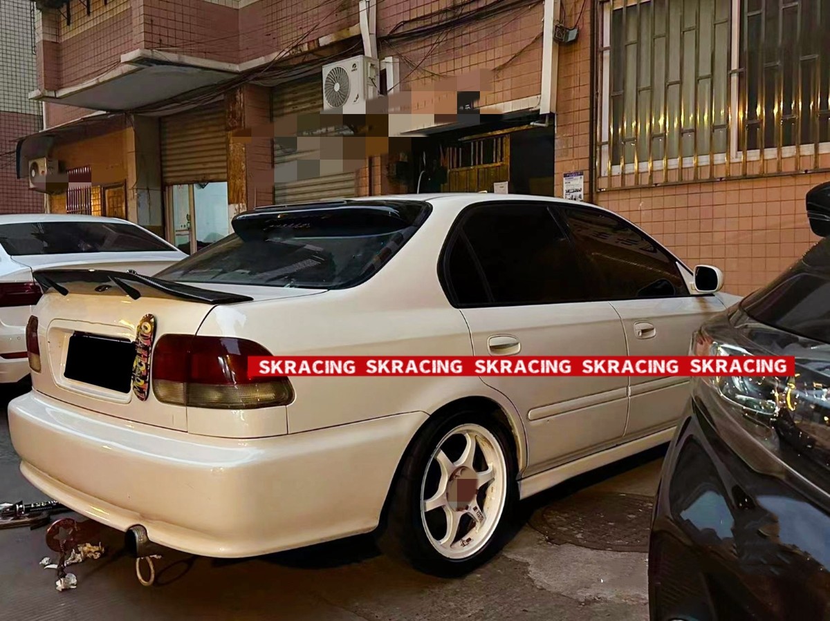 Carbon Fiber Trunk Wing Spoiler Fits 1996-2000 Honda Civic EK3 EK1