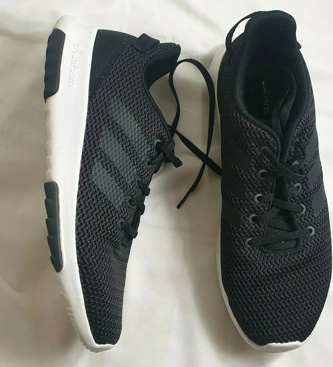 mens adidas cloudfoam black