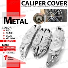 Metal 3D ENDLESS Universal Style Brake Caliper Cover front&rear 4pcs Silver WL02