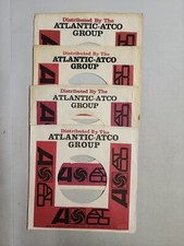 45 RPM 7" RECORD SLEEVES CO. SLEEVE 4 PACK SEE PHOTOS - Atlantic Atco SLV143