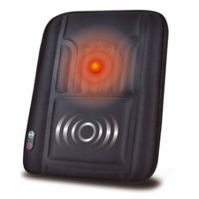 Back Lumbar Heated Massager Vibration Soothing Relaxation 3 Massaging Motors NIB