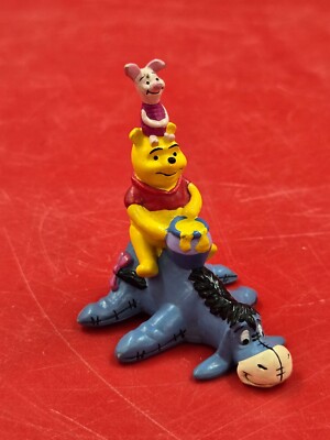 Vintage Disney DecoPac Winnie the Pooh, Eeyore, Piglet Action Figure Cake Topper