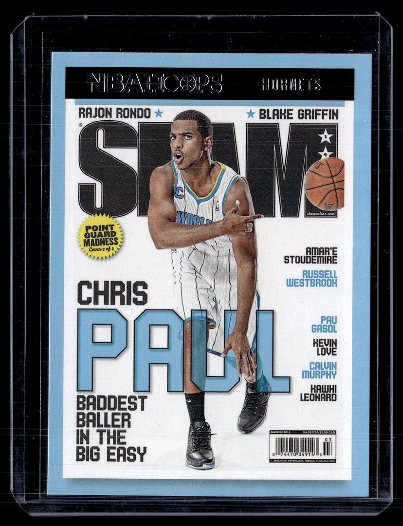 2021-22 NBA HOOPS SLAM #2 CHRIS PAUL HORNETS