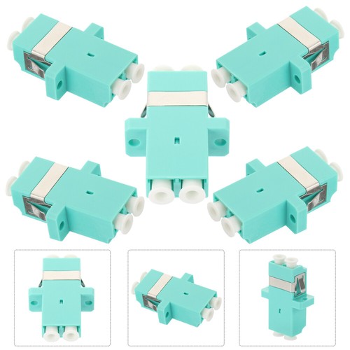 5 PCS Ethernet Cable Connector Network Connection Fiber Optic Flange Adapter