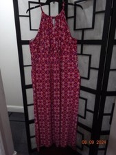 Cato Empire Sleeveless Sundress Bright Colors Maxi Length Plus Size 22/24W