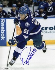 Valtteri Filppula Tampa Bay Lightning Signed 8x10 Photo LOM COA (PH2409)