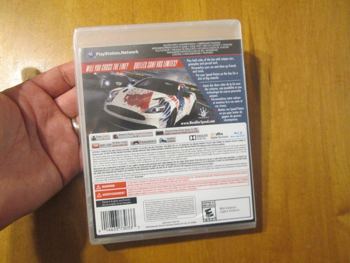 Need for Speed: Rivals PS3 PLAYSTATION 3 SONY NEW SEALED RACING 14633730333