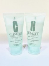 2 x Clinique Liquid Facial Soap Mild Dry Combination Skin 1oz / 30ml BRAND NEW 