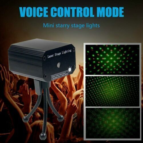 Mini Laser Projector Stage Lights LED R/G Disco Lighting Xmas Party KTV DJ Light - Picture 3 of 11