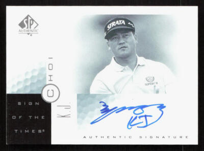 2001 Upper Deck SP Authentic KJ Choi SIgn of the Times Auto #KJ