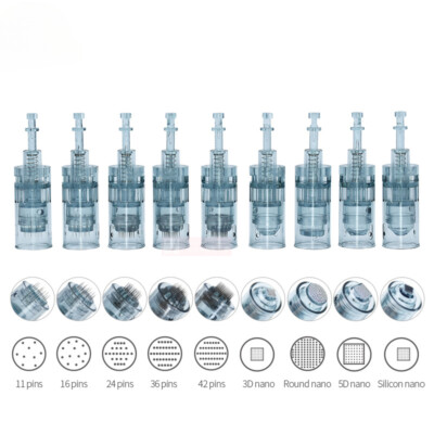 10pcs Micro Cartridges For Electric Derma Pen M8 11/16/24