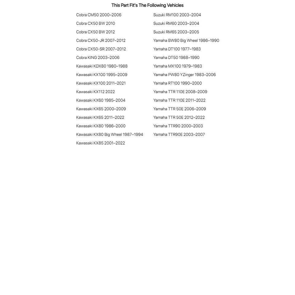 Vortex 420 Steel Front Sprocket 13 Tooth For KAWASAKI KX85 2001-2023 — 第 2/2 张图片