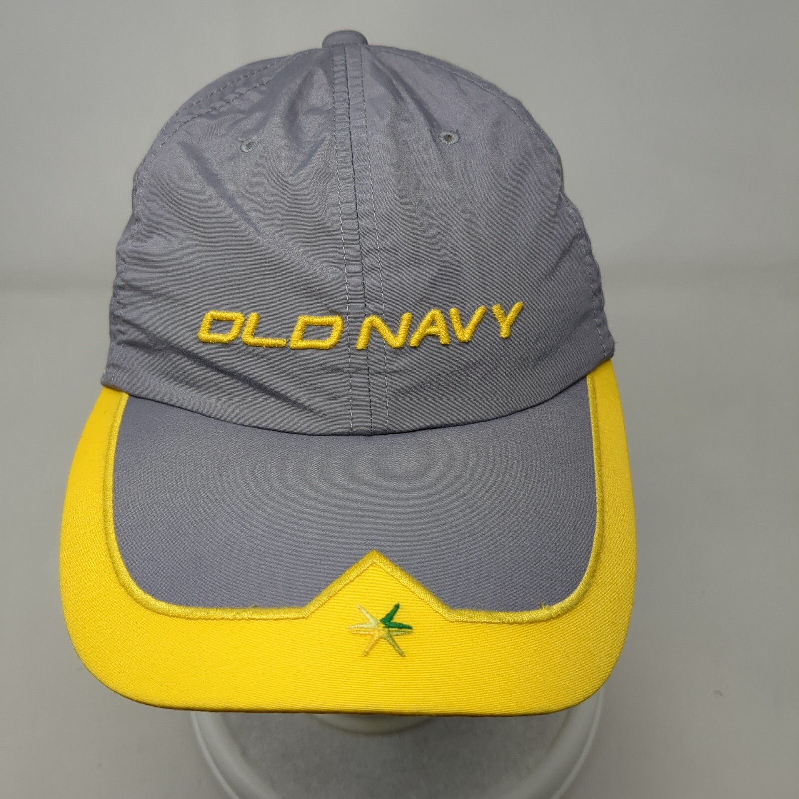 Old Navy Strapback Hat Gray Large Adjustable Embr… - image 2