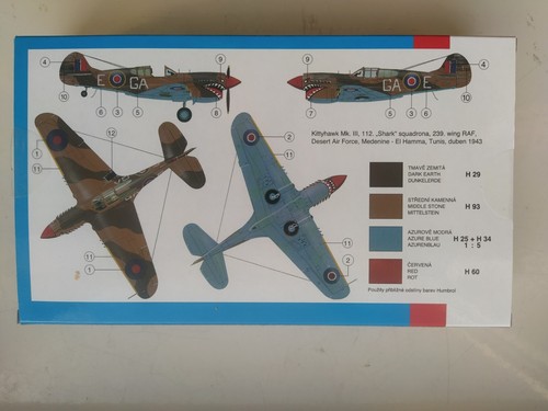 Curtiss P-40k/Kittyhawk Mk III,1:72(SPEDIZIONE TRACCIATA) - Foto 2 di 3