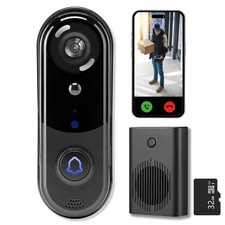 Doorbell Camera Wireless 2K, Head-to-Toe View, Video Doorbell with Chime, 32G...