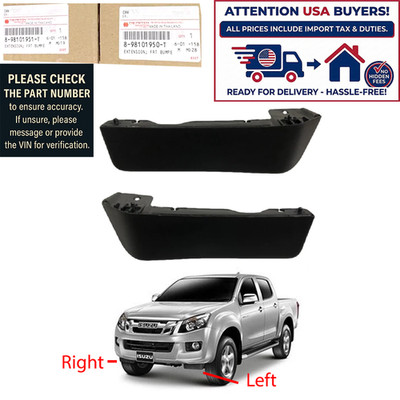 Genuine Extension Front bumper Isuzu D-MAX 2012-2019 MU-X 2014-2020