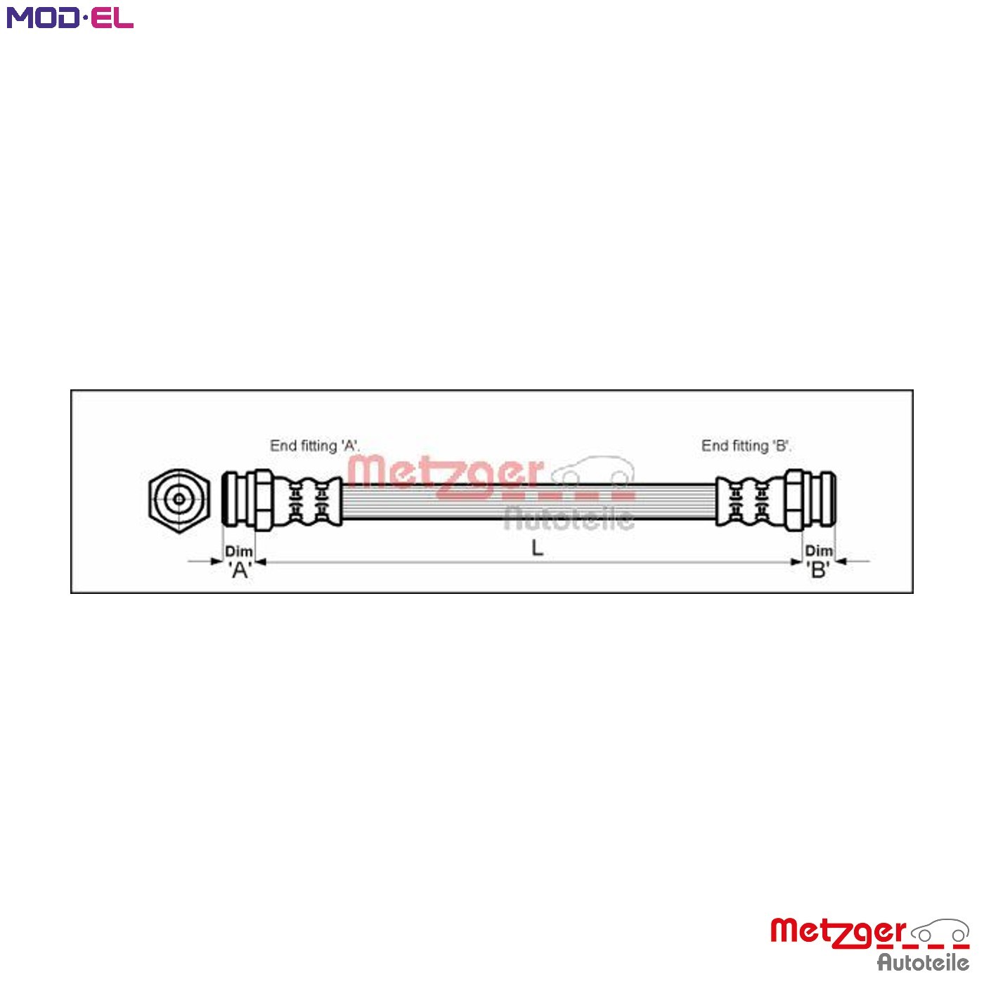 BRAKE HOSE 4111018 FOR KIA CARNIVAL/II/SEDONA J3 2.9L 4cyl CARNIVAL IK5 2.5L