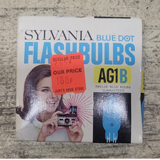 SYLVANIA Blue Dot AG1B Flashbulbs, 12 Blue Bulbs, For Polaroid Series