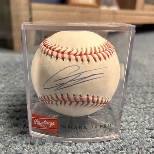 Gleyber Torres Autographed ROMLB Baseball Detroit Tigers *Case included*