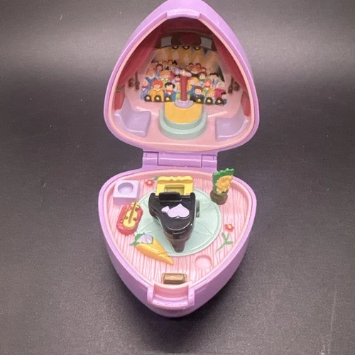 Vintage 1991 Polly Pocket Perfect Piano Recital Compact Set Bluebird No Figure