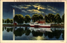 Erie Pennsylvania PA : MONUMENT SCENE d/24 BC5449