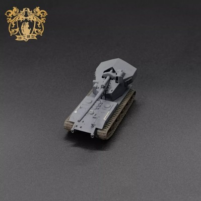 Handmade 3D Printed 1/144 German E-100 WT tank destroyer Model Finished Product