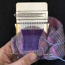 DIY loom creative knitting hand-woven wood-sp...