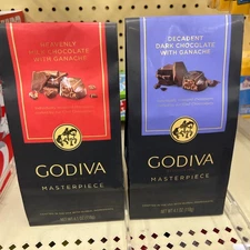 2- Bags Godiva chocolate 1- (Milk Chocolate) 1-(Dark Chocolate ) Ganache & Cocoa