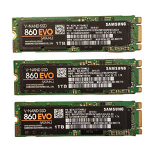 Samsung 860 EVO 1TB M.2 SATA SSD 3x MZ-N6E1T0 V-NAND Solid State Drive