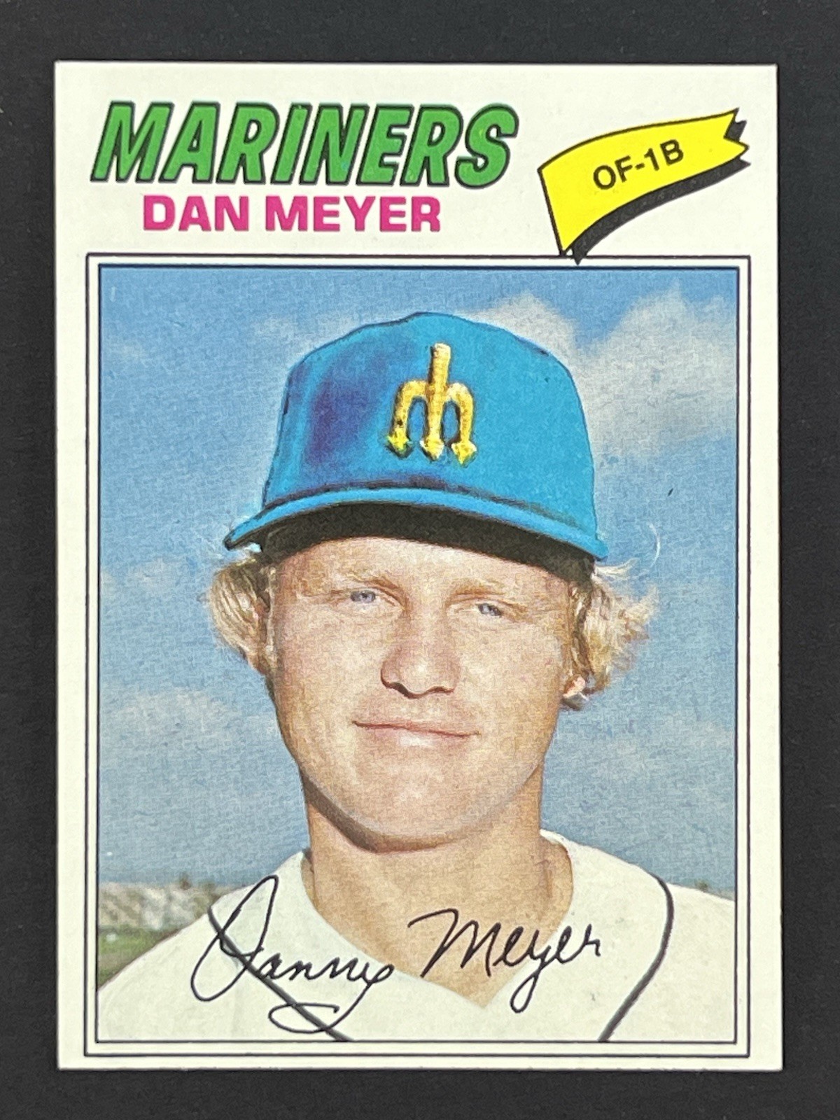 1977 Topps Dan Meyer #527 Seattle Mariners