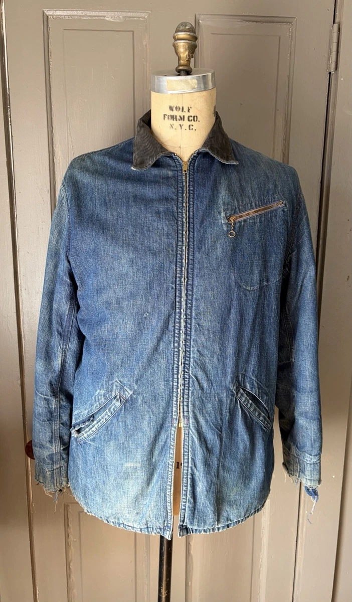 1950s Denim Outerwear Coats & Jackets for Men for sale | eBay