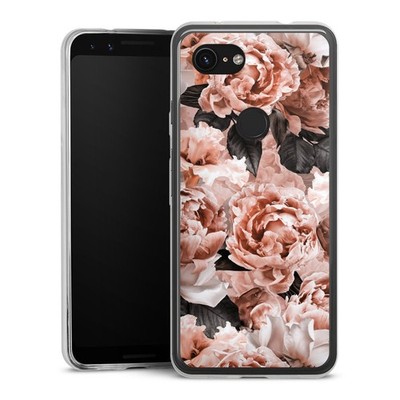 Slim Hülle für Google Pixel 3a Blume Rose Vintage