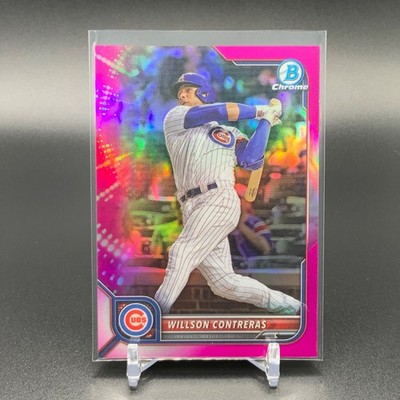 2022 Bowman Chrome # 19 Wilson Contreras Fuchsia Refractor /299 TTC5224