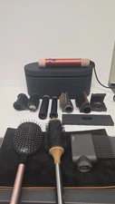 Genuine Dyson Airwrap HS05 Styler LONG Full Kit w/ Travel Case, Strawberry Pink