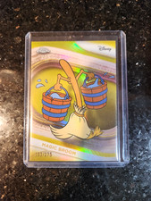 2025 Topps Chrome Disney Magic Broom SP Yellow Refractor 232/275 #189