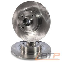 2X Bremsscheibe Ø270 Voll Hinten FÜR Renault Megane 2 Grandtour Scenic 2 03-09