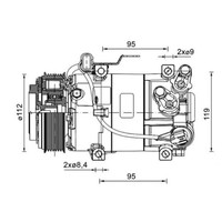 Kompressor Klimaanlage Mahle ACP 1461 000P FüR Hyundai I10 II