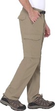 NEW BC Clothing Men's Convertible Cargo Khaki Pants sz Medium 34 / 30
