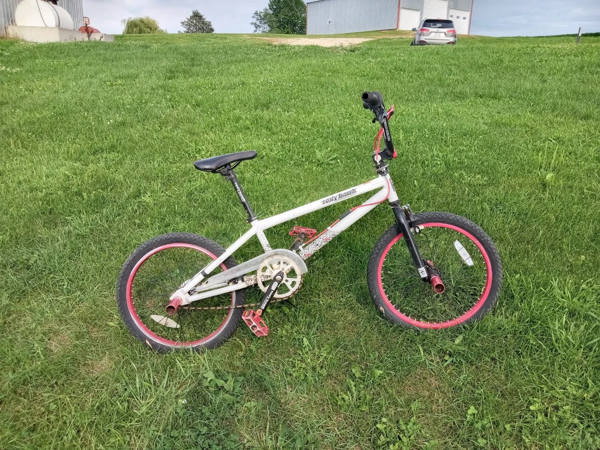 Bicicleta Bmx Tony Hawks R18 Rines De Aspa Plástico Negro