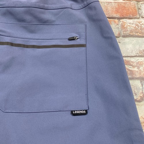 Legends Shorts Erwachsene mittelblau Chino 8" Golf Golfer adrett Freizeit Outdoor Herren - Bild 5 von 14