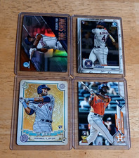 Yordan Alvarez Astros LOT (4) ROOKIES/ Show REFRACTOR/GQ World RC/CHROME/RC Cup
