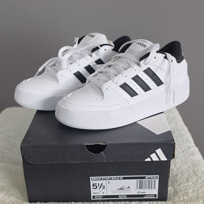 Adidas Break Start Bold W Womens Sneakers White Black Platform JP7526 Size 5.5