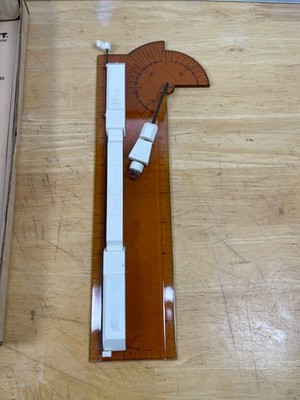 Vintage MultiDraft Drafting Arm Parallel Straightedge Protractor Tool Adjustable