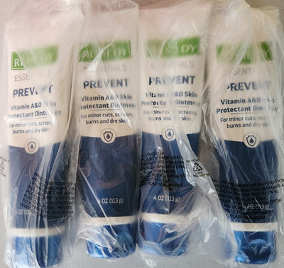 Medline Remedy Prevent Vitamin A&D Skin  Protectant Ointment 4OZ Lot of 4 Tubes