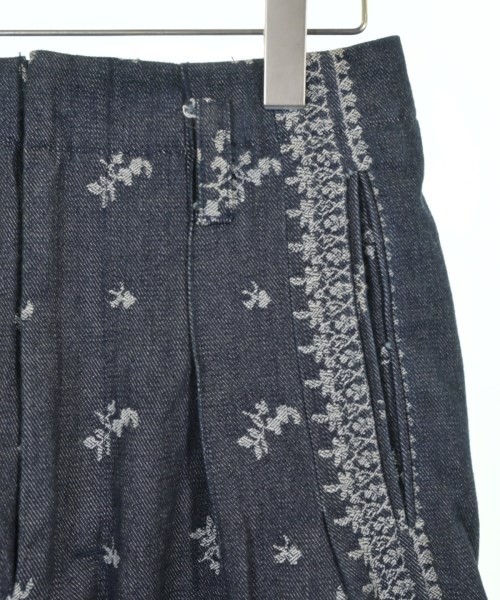 SHINYA KOZUKA Denim Pants NavyxWhite(Patterned) XS