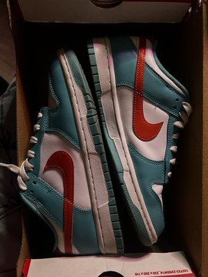 Nike Dunk Low Next Nature Miami Dolphins DV0833-102 2024 Turquoise/White