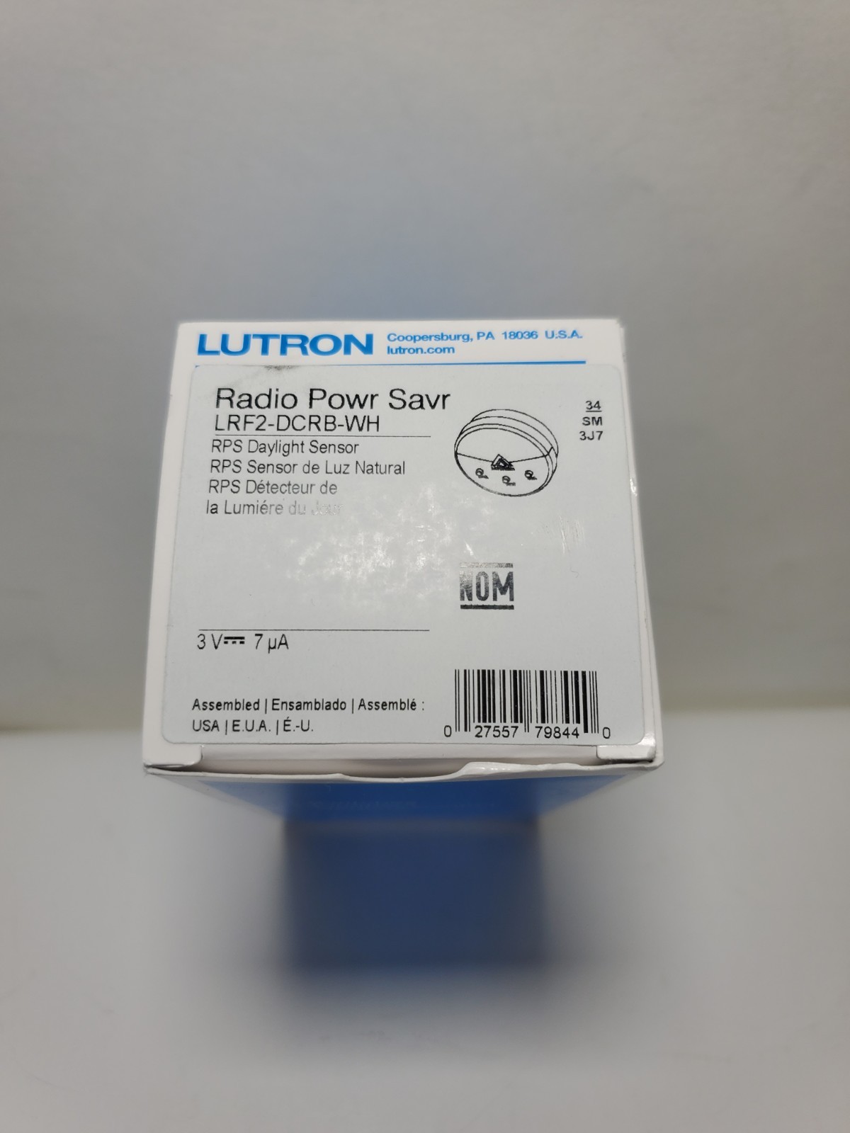 LUTRON LRF2-DCRB-WH Radio Power Savr Ceiling Daylight Sensor NEW