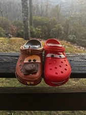 Lightning Mcqueen and Tow Mater Crocs Combo Mens Size 9