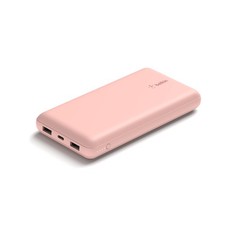 Belkin Portable Charger, USB C Power Bank 20000 mAh Rose Gold WONT CHARGE